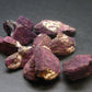 Lot of 10 raw Purpurite Crystals from Namibia
