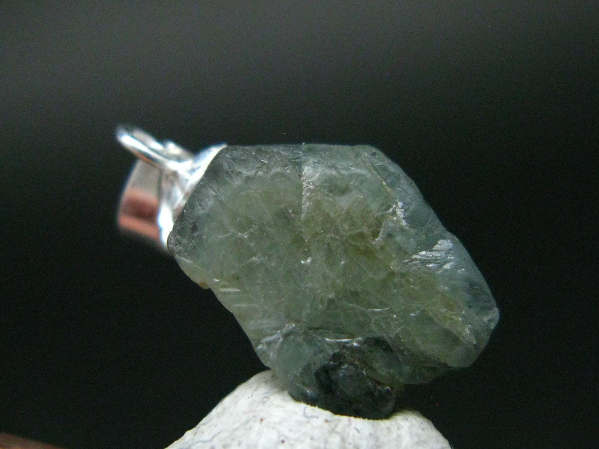 Alexandrite Chrysoberyl Crystal Silver Pendant From Tanzania - 0.7" - 11.11 Carats