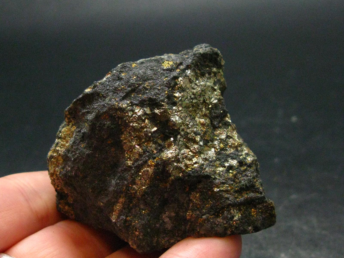 Healers Gold Pyrite With Magnetite Raw Stone From USA - 1.9" - 147.75 Grams