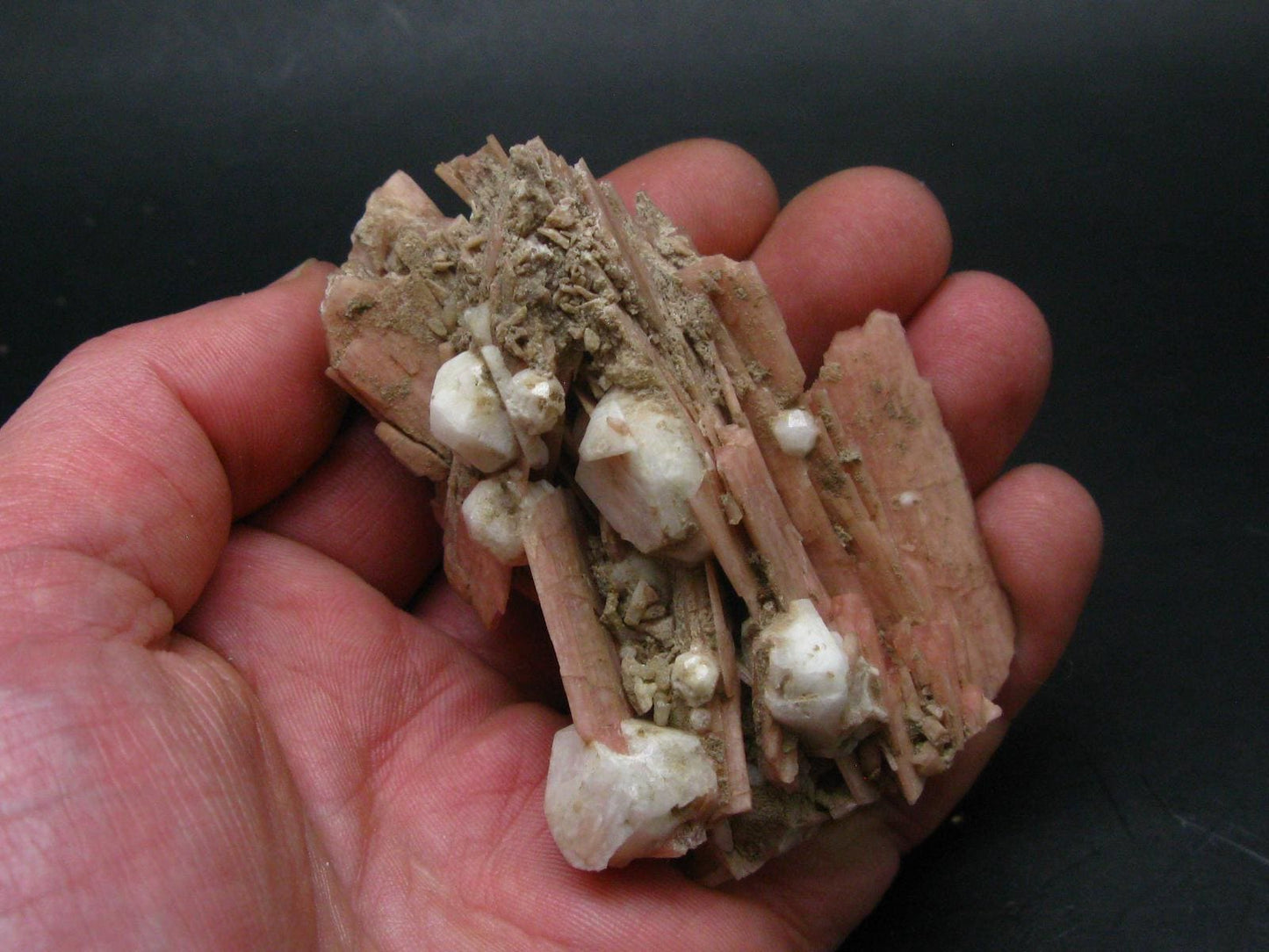 Serandite and Analcime Fine Crystal From Canada - 3.3"