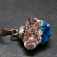 Cavansite Crystal Pendant In Sterling Silver From India - 1.0" - 1.57 Grams