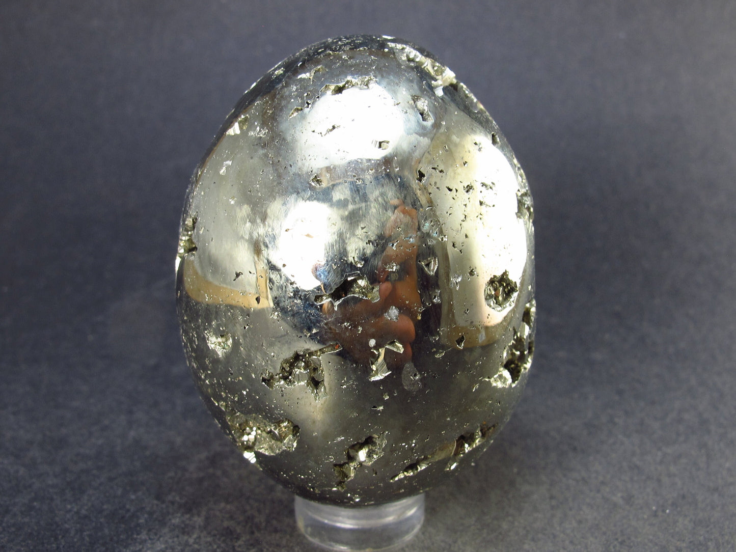 Pyrite Crystallized Egg From Peru - 2.1" - 209.5 Grams