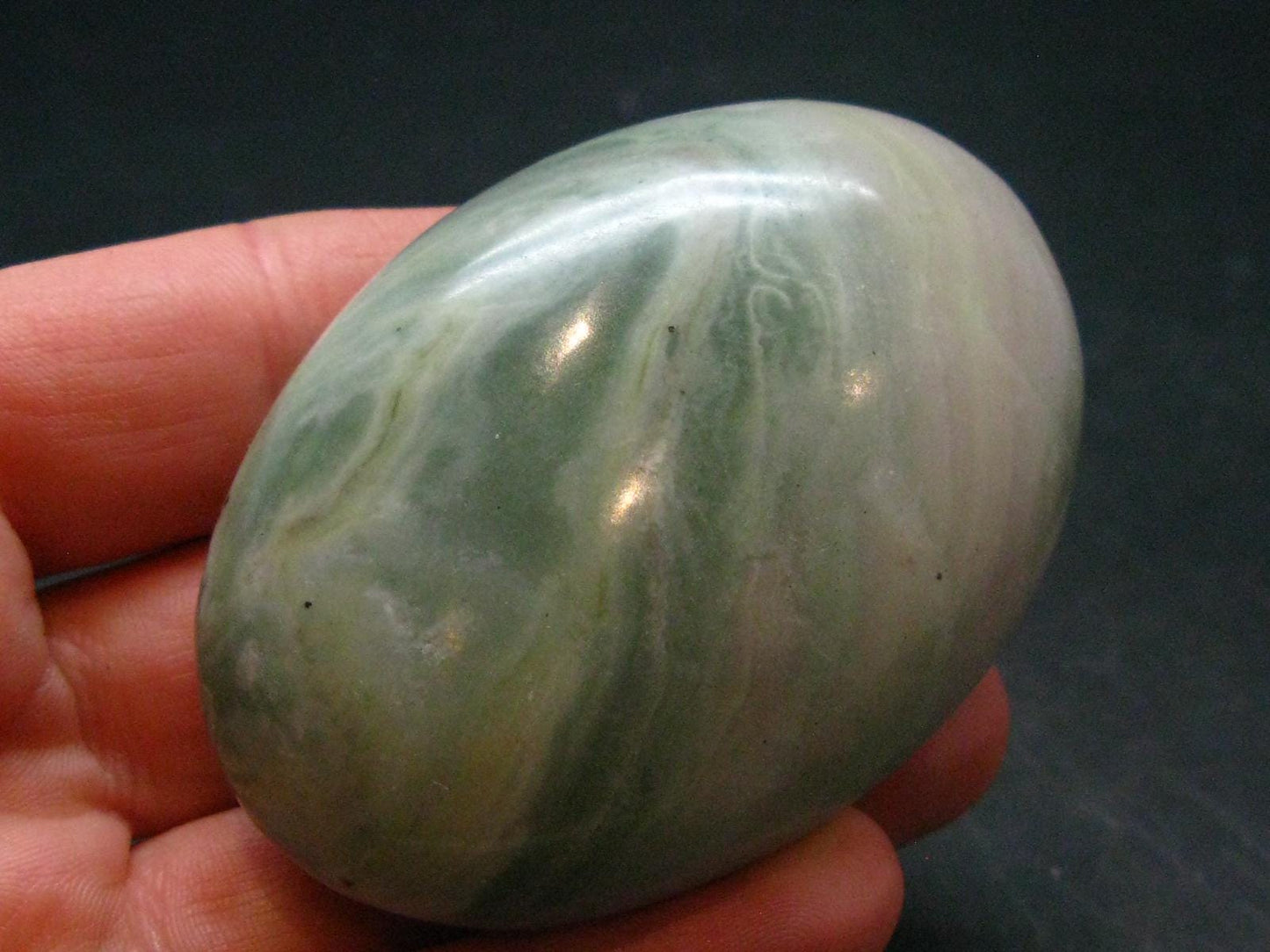 Tumbled Soap Infinity Infinite Stone from South Africa - 2.3" - 80.93 Grams