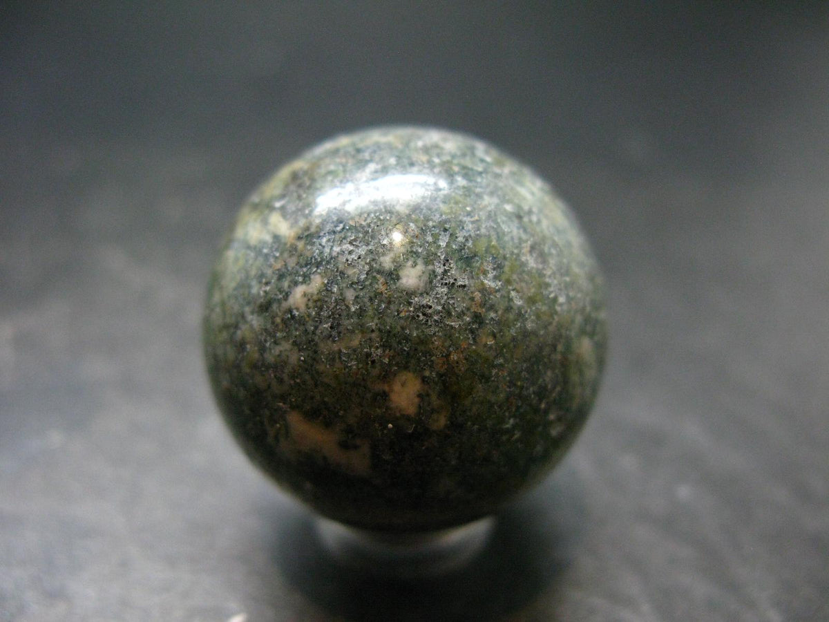 Rare Stonehenge Bluestone Sphere Ball From Wales UK - 1.2" - 41.54 Grams