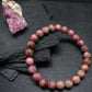 Cobaltocalcite Cobaltoan Calcite Genuine Bracelet ~ 7 Inches ~ 8mm Round Beads