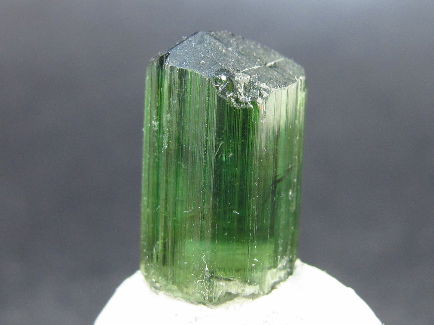 Green Tourmaline Crystal From Brazil - 0.6" - 12.1 Carats