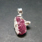 Bixbite Red Emerald Beryl Silver Pendant From Utah USA - 4.85 Carats - 0.7"