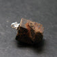 Fairy Cross!! Natural Staurolite Sharp Brown Twin Crystals Silver Pendant From Russia - 0.9" - 3.60 Grams