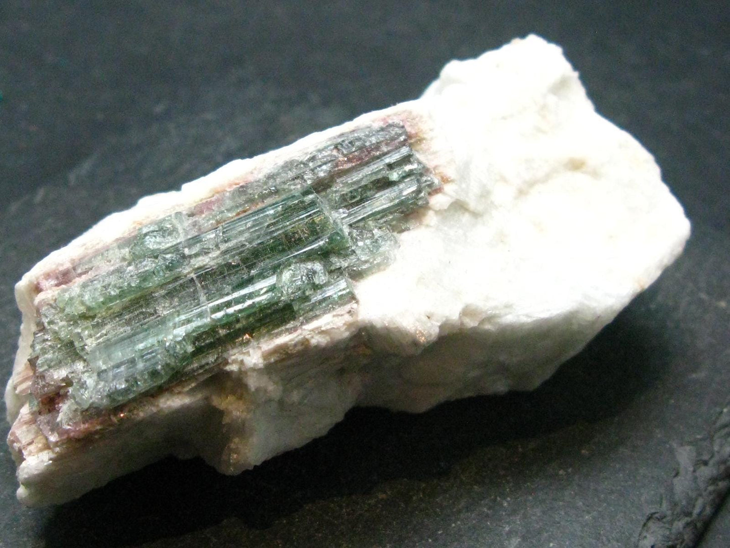 Rare Watermelon Tourmaline Cluster From Brazil - 2.9"