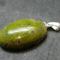 Rare SS Pendant Atlantasite Stichtite + Serpentine from Australia - 1.2"