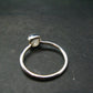 Phenakite Phenacite Sterling Silver Size 8 Ring from Nigeria - 1.95 Grams