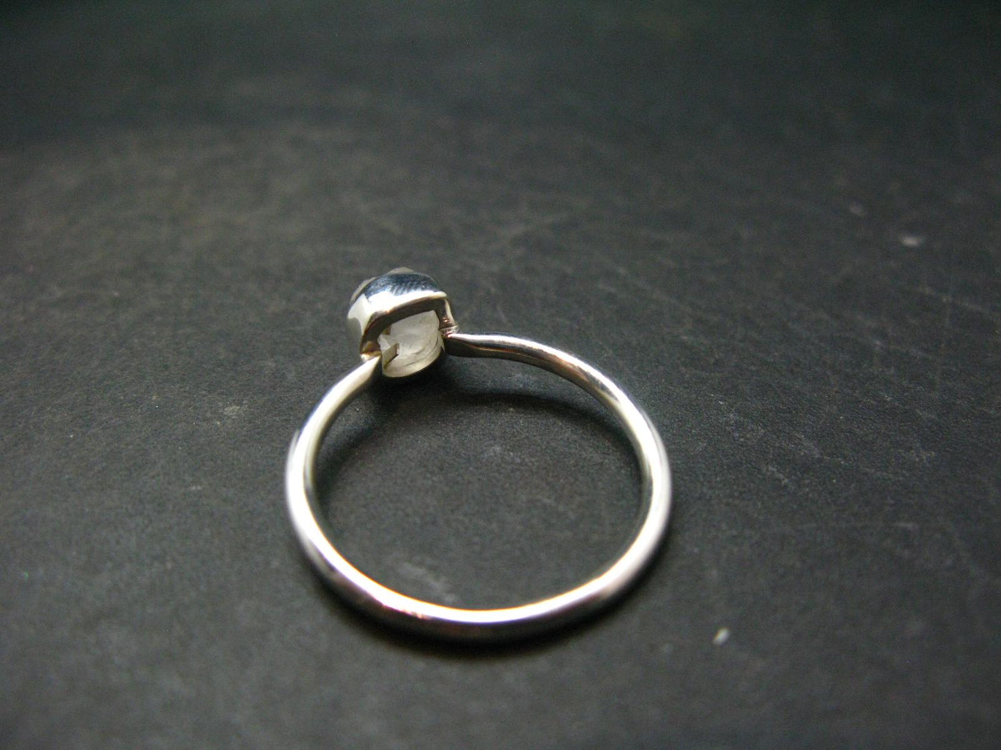 Phenakite Phenacite Sterling Silver Size 8 Ring from Nigeria - 1.95 Grams