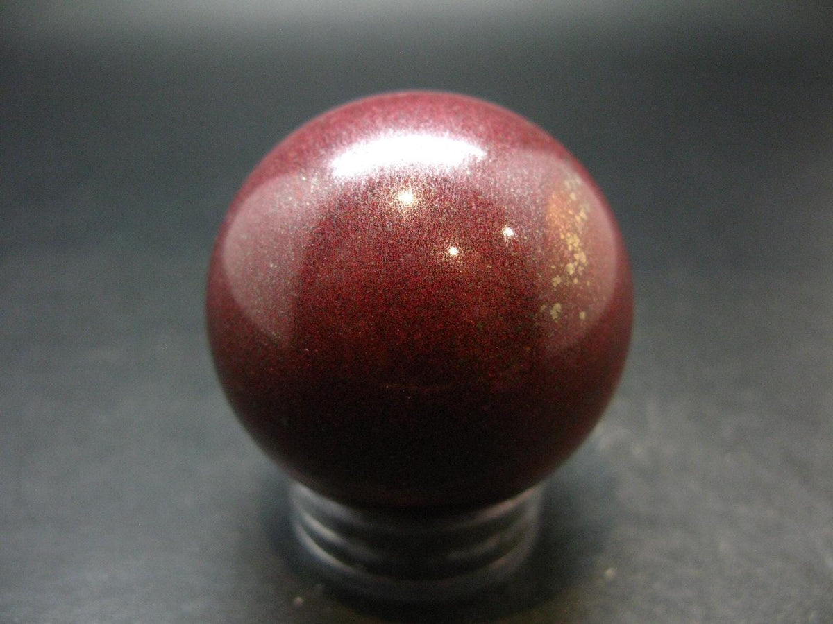 Large Cinnabar Ball Sphere from Spain - 216.27 Grams - 1.8"