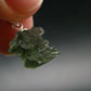 Moldavite Tektite Silver Pendant from Czech Republic - 0.7" - 1.23 Grams