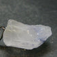 Dumortierite In Terminated Quartz Crystal Silver Pendant From Brazil - 1.2" - 5.35 Grams