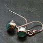 Extremely Rare Grandidierite Silver Earrings From Madagascar - 1.0"