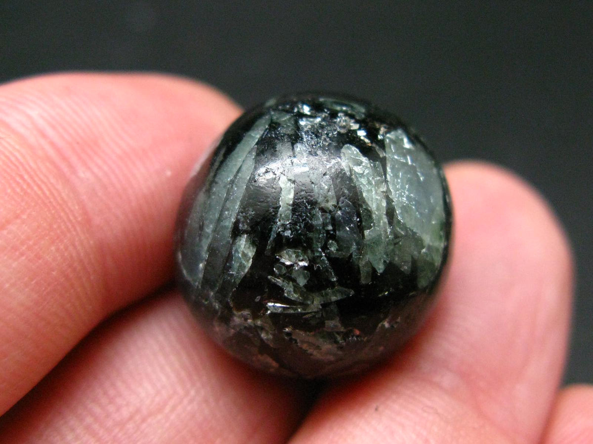 Rare Alexandrite Chrysoberyl Sphere Ball From Brazil - 11.92 Grams - 0.8"
