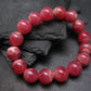 Rhodochrosite Genuine Bracelet ~ 7 Inches ~ 12mm Round Beads