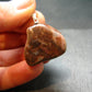 Rare Tumbled Brownish Pink Bustamite Silver Pendant with Attractive Pattern From South Africa - 1.1" - 9.47 Grams