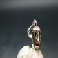 Moldavite Tektite Silver Pendant from Czech Republic - 0.8" - 1.14 Grams