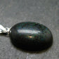 Rare Black Opal Sterling Silver Pendant From Australia - 1.1" - 2.51 Grams