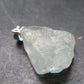 Natural Unheated Raw Gemmy Rich Blue Topaz Pendant from Brazil - 0.9" - 4.11 Grams