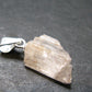 Rare Hambergite Crystal Silver Pendant From Afghanistan - 0.8" - 0.94 Grams