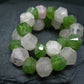 Peridot & Topaz Genuine Bracelet ~ 8 Inches ~ Facetted Beads