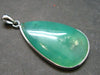 Chrysoprase Silver Pendant From Australia - 1.7" - 8.29 Grams