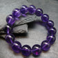 AAA Grade Amethyst Gem Genuine Bracelet ~ 7 Inches ~ 13mm Round Beads