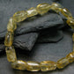 Gem Golden Scapolite Genuine Bracelet ~ 7 Inches ~ 12mm Tumbled Beads