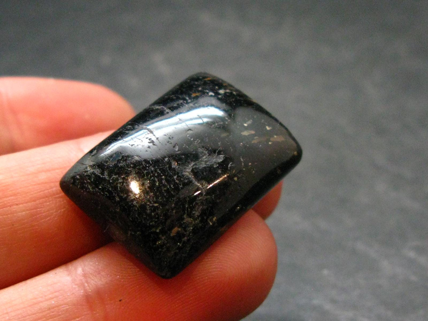 Rare Nuumite Nuummite Cabochon From Greenland - 1.0" - 7.0 Grams