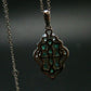 Emerald Silver Pendant W/Chain From Colombia - 3.73 Grams Total