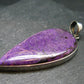 Sugilite Silver Pendant From South Africa - 2.2"