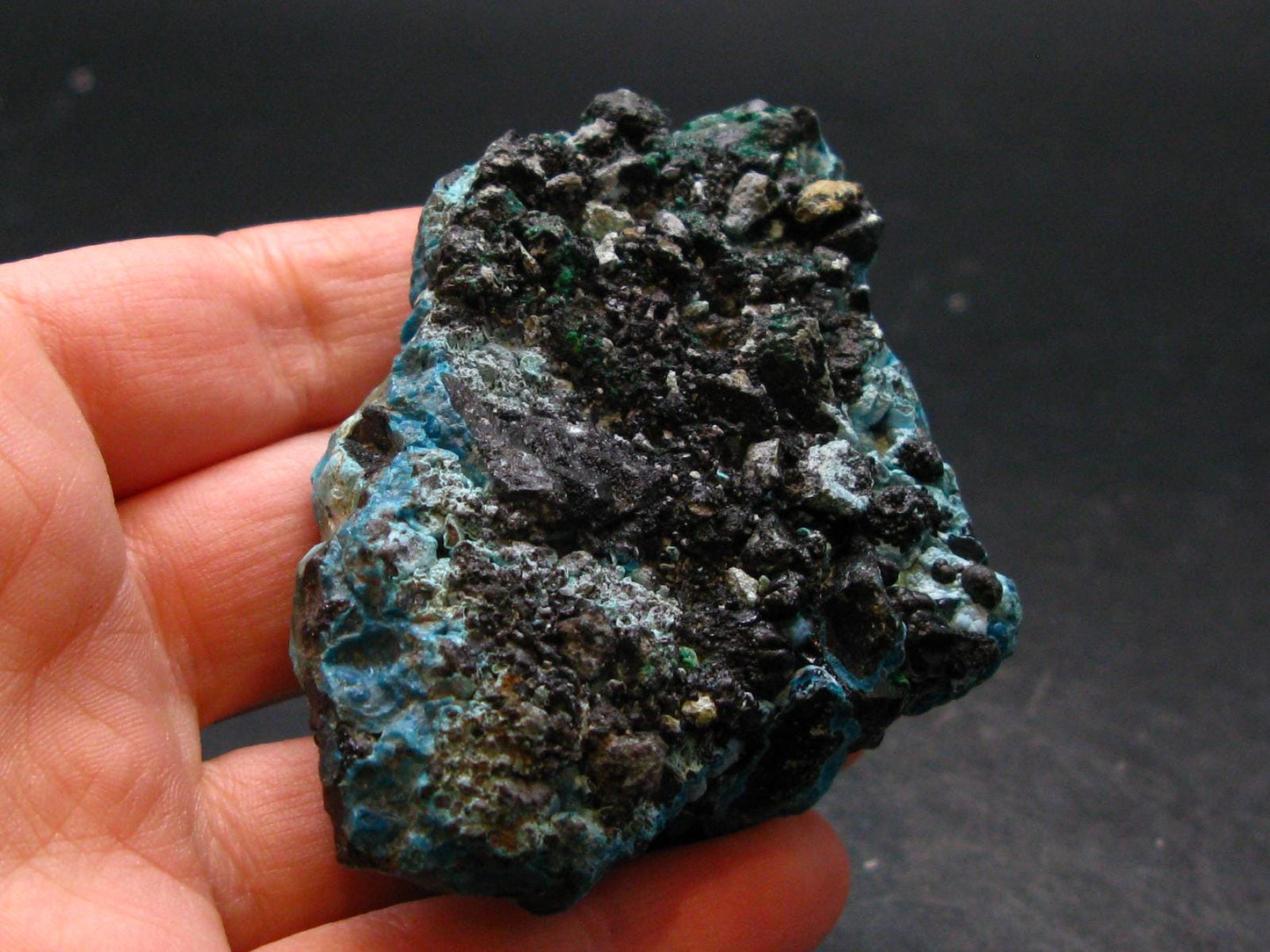 Raw Chrysocola Piece from Peru - 2.8" - 72.93 Grams