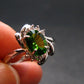 Helenite Gaia Stone Gem Sterling Silver Ring From Washington - Size 7 - 1.65 Carats