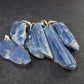 Lot of 5 Blue Kyanite (Paraiba) Crystal Pendants FromTanzania