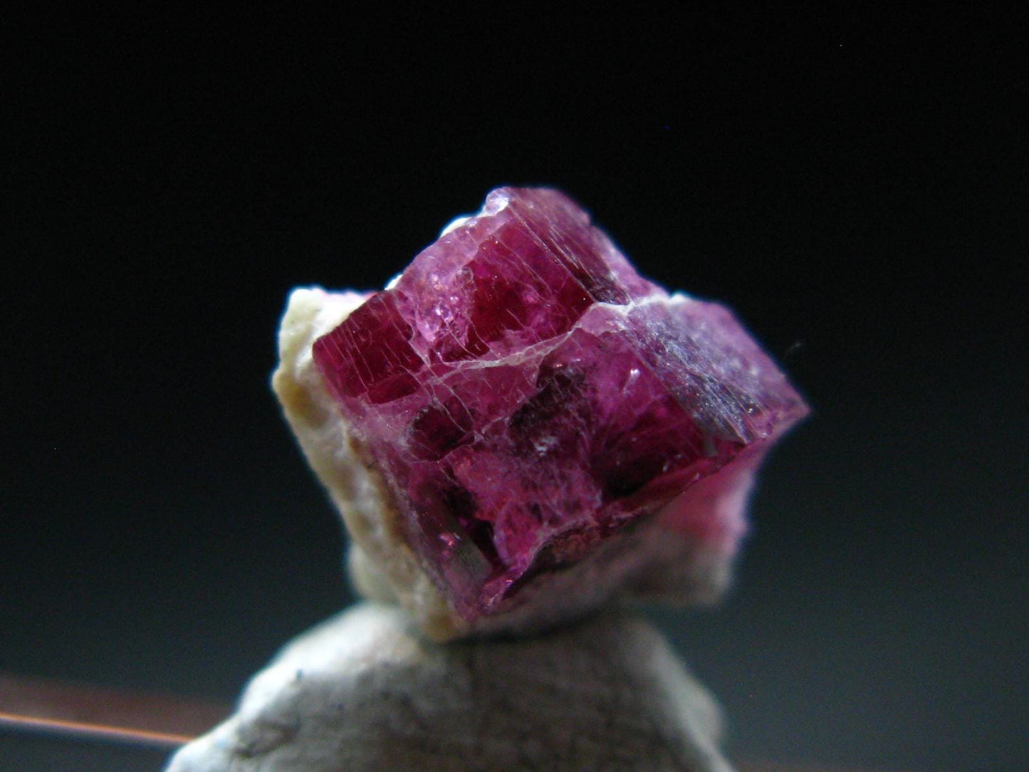 Nice Rare Gem Bixbite Red Emerald Beryl Crystal From Utah USA - 2.47 Carats