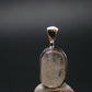 Raw Rare Natrolite Crystal Silver Pendant From Russia - 0.7" - 1.21 Grams