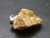 Rare Herderite Crystal Silver Pendant from Brazil - 0.8" - 2.5 Grams