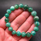Emerald Gem Genuine Bracelet ~ 7 Inches ~ 10mm Round Beads