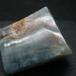 Aquatine Blue Calcite Tumbled Stone from Argentina - 1.4"- 68.66 Grams
