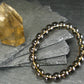Smoky Quartz Genuine Bracelet ~ 7 Inches ~ 8mm Round Beads
