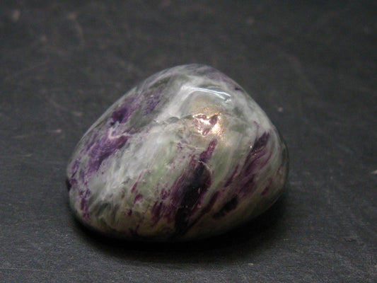 Very Rare Kammererite Chrome Clinochlore Tumbled Stone from Turkey - 1.2" - 19.8 Grams