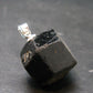 Sharp Black Melanite Andradite Garnet Silver Pendant From Mali - 0.9" - 8.71 Grams