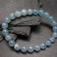 Lemurian Aquatine Calcite Genuine Bracelet ~ 7 Inches ~ 8mm Round Beads