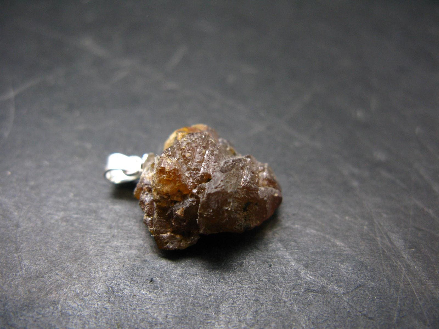 Sphalerite 925 Silver Pendant from Spain - 0.9" - 4.46 Grams