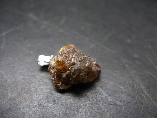 Sphalerite 925 Silver Pendant from Spain - 0.9" - 4.46 Grams