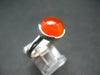 Gem from A Poem by Goethe!! Orange - Red Carnelian Sterling Silver Ring - 3.88 Grams - Size 9.25