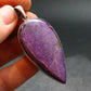 Sugilite Silver Pendant From South Africa - 2.2"